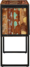 vidaXL - Wandkast - 90x35x75 - cm - massief - gerecycled - hout - meerkleurig