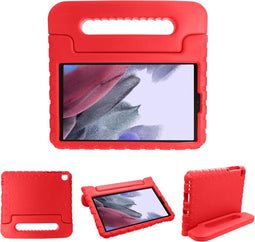 iMoshion Samsung Galaxy Tab A7 Lite - Kidsproof Backcover met handvat - Rood