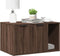 vidaXL - Kattenbakkast - 80x50x45 - cm - bewerkt - hout - betongrijs