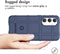 imoshion Hoesje Geschikt voor Samsung Galaxy S23 FE Hoesje Siliconen - imoshion Rugged Shield Backcover - Donkerblauw