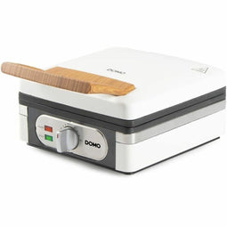 DOMO DO9274W - Wafelijzer - XL wafels 4x7 - PFAS-vrij - 1400W - Powder White