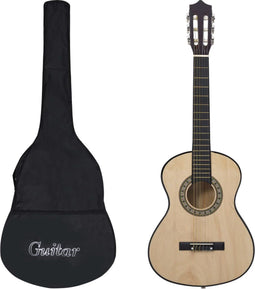 vidaXL - Gitaar - klassiek - beginner - kinderen - met - tas - 1/2 - 34"