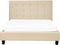 ROCHELLE - Tweepersoonsbed - Beige - 140 x 200 cm - Polyester
