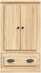 vidaXL - Hoge - kast - 60x35,5x103,5 - cm - bewerkt - hout - sonoma - eikenkleurig