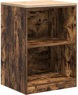 vidaXL - Garagekast - 60x51x85 - cm - massief - grenenhout - gerookt - eiken