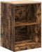 vidaXL - Garagekast - 60x51x85 - cm - massief - grenenhout - gerookt - eiken
