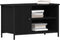 vidaXL - TV-kast - Zwart - Eiken - 80x40x50 - cm - Geengineerd - Hout - en - Staal