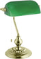 EGLO Banker - Bureaulamp - E27 - 39 cm - Goud/Groen