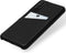 Selencia Hoesje Geschikt voor Samsung Galaxy S21 Plus Hoesje Met Pasjeshouder - Selencia Vayu Vegan Lederen Backcover - Zwart