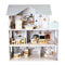Poppenhuis Emma - hout - 60x24x70 cm - 3 verdiepingen - grijs