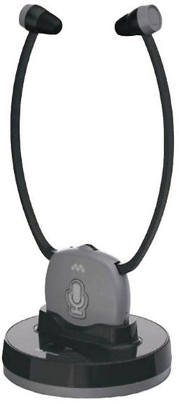 Meliconi 497339 - Draadloze Stethoset Headset - Intraauraal - Zwart Grijs