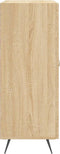 vidaXL - Dressoir - 69,5x34x90 - cm - bewerkt - hout - sonoma - eikenkleurig