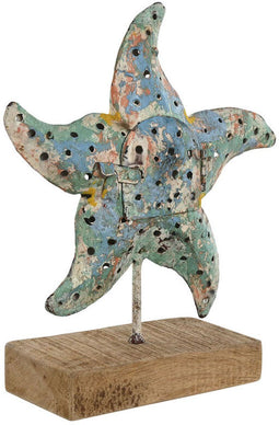 Decoratieve figuren Home ESPRIT Mediterrane Zeester 22 x 8 x 25 cm