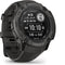 Garmin Instinct 2X Solar 50 mm grafiet met een grafiet siliconen polsband