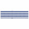 vidaXL - Terrasstoelkussen - gestreept - oxford - stof - blauw - en - wit
