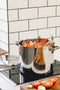 Royalty Line® C8L Stoompan Inductie - 8 Liter / Ø 24 cm - Soeppan Voor Alle Warmtebronnen - RVS Deksel met Couscous Pan