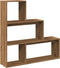vidaXL - Kamerscherm - / - boekenkast - 123x29x123 - cm - hout - artisanaal - eiken