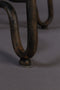 Dutchbone Ovid - Barkruk - Met rugleuning - Zwart