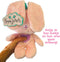 Peekapets Bunny roze - Kiekeboe Knuffel