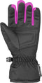 Reusch Bennet R-TEX® XT - Junior Wintersporthandschoenen - Waterdicht 10000 mm - Zwart/Roze