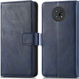 iMoshion Hoesje Geschikt voor Nokia G50 Hoesje Met Pasjeshouder - iMoshion Luxe Bookcase - Donkerblauw