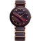 BERING Ceramic 11435-765 - Horloge - Staal | Keramiek - Rosékleurig | Rood - Ø 35 mm