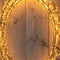 Licht Krans - Krans Zwart 56x6cm/1200 Led Klassiek Warm - 5M AANLOOPSNOER
