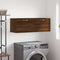 vidaXL - Wandkast - 100x36,5x35 - cm - bewerkt - hout - bruin - eikenkleur