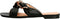 Guess Sameya Slippers - Dames - Gekruiste banden - Zwart (maat 40)
