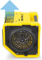 TROTEC Vloerventilator TFV 10 - Turboventilator - 90 W - Geel met zwart
