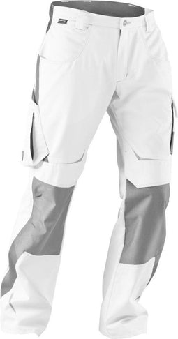 KÜBLER Pulsschlag Broek 2124 - Werkbroek - Reflecterende elementen - Wit/Antraciet Maat 54