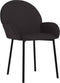 vidaXL - Eetkamerstoelen - 2 - st - kunstleer - zwart