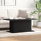 vidaXL - Salontafel - Zwart - Eiken - 102x55,5x40 - cm - Bewerkt - Hout