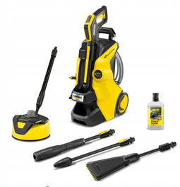 Kärcher K 5 Power Control Flex Home eco!Booster - Hogedrukreiniger - 145 bar - 500 l/u - T 5 Terrasreiniger - Geel