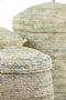 D - Light & Living - Mand MANGALA - Ø36x42cm - Bruin - Set van 3