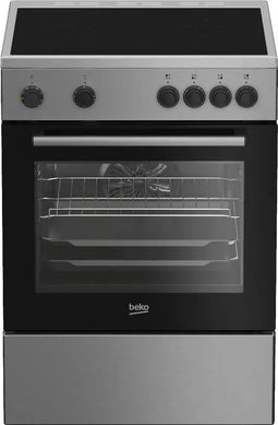 Beko FBM6701X - Vrijstaand keramisch fornuis - AeroPerfect technologie - Inox