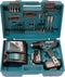 Makita DHP482RFX1 18V Li-Ion accuboormachine met klopfunctie - 2x 3.0Ah accu - 74-delige accessoireset