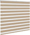 vidaXL - Zebra - Blind - 155x100 - cm - stofbreedte - 150,9 - cm - polyester - zandbruin