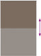 vidaXL - Rolgordijn - verduisterend - koffie - 160x230 - cm - stofbreedte - 156,6 - cm