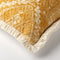 Dutch Decor SYNNE - Sierkussen 45x45 cm - Rattan - geel - Inclusief binnenkussen
