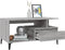 vidaXL - Salontafel - 90x49x45 - cm - bewerkt - hout - grijs - sonoma