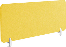Beliani WALLY - Bureauscherm - Geel - Kunststof