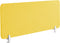 Beliani WALLY - Bureauscherm - Geel - Kunststof