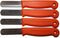 Solingen Safety Schilmesje - RVS Glad met Ronde Top - 15 cm - Oranje - 500 stuks