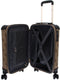 Guess Berta 18 - Dames Reiskoffer - 4 Wielen - Latte Logo Brown
