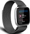 iMoshion Bandje Geschikt voor Fitbit Versa Lite / Versa 2 - iMoshion Milanese Watch bandje - Zwart