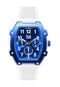 Ice-Watch - Ice boliday White blue - Blauw Herenhorloge blauw met siliconen band - 023313 (Medium)