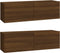 vidaXL - Tv-wandmeubels - 2 - st - 100x30x30 - cm - hout - bruin - eikenkleurig