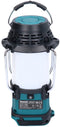 Makita DMR055 - Camping lamp met radio - 270°/360° licht - Blauw/Zwart