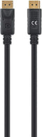 Manhattan 355568 - DisplayPort-kabel - 8K@60Hz 1.00 m - Zwart
